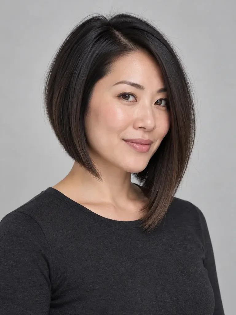 A-Line Bob — AI hairstyle reference