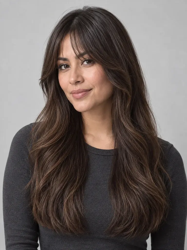 Bottleneck Bangs — AI hairstyle reference
