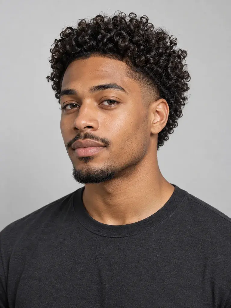 Curly Taper — AI hairstyle reference