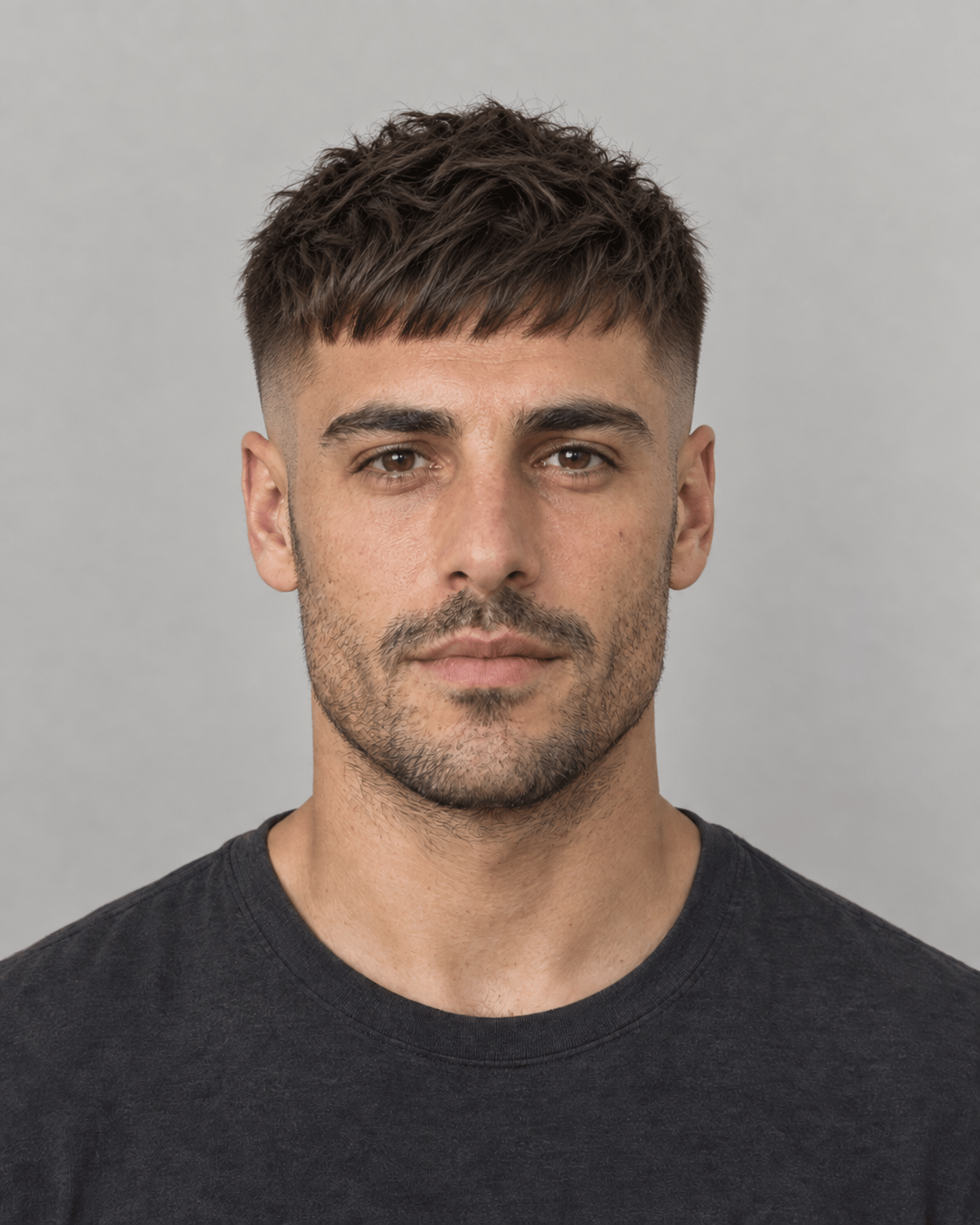 Modern Textured French Crop — AI hairstyle reference
