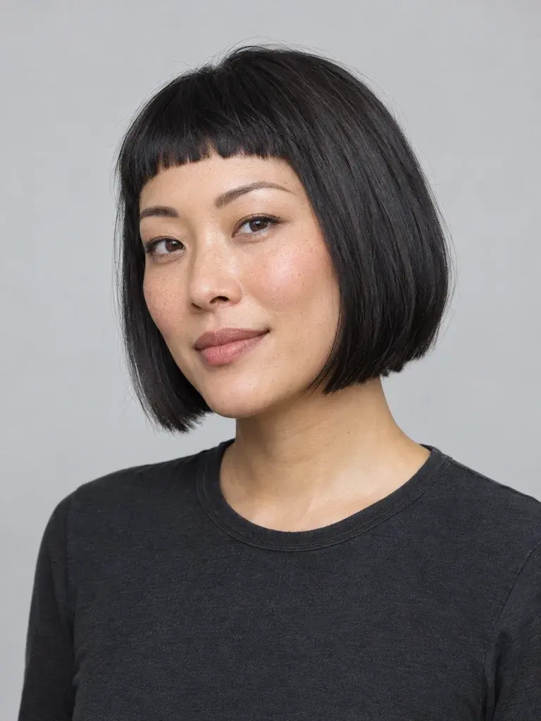 Micro / Baby Bangs — AI hairstyle reference