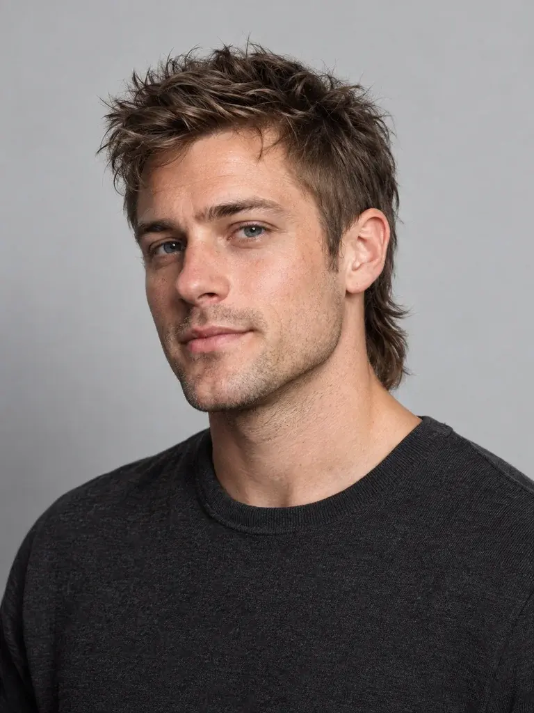 Modern Mullet — AI hairstyle reference