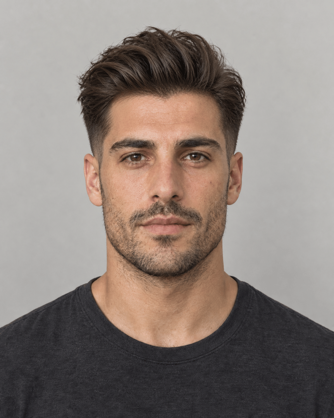 Modern Pompadour Fade — AI hairstyle reference