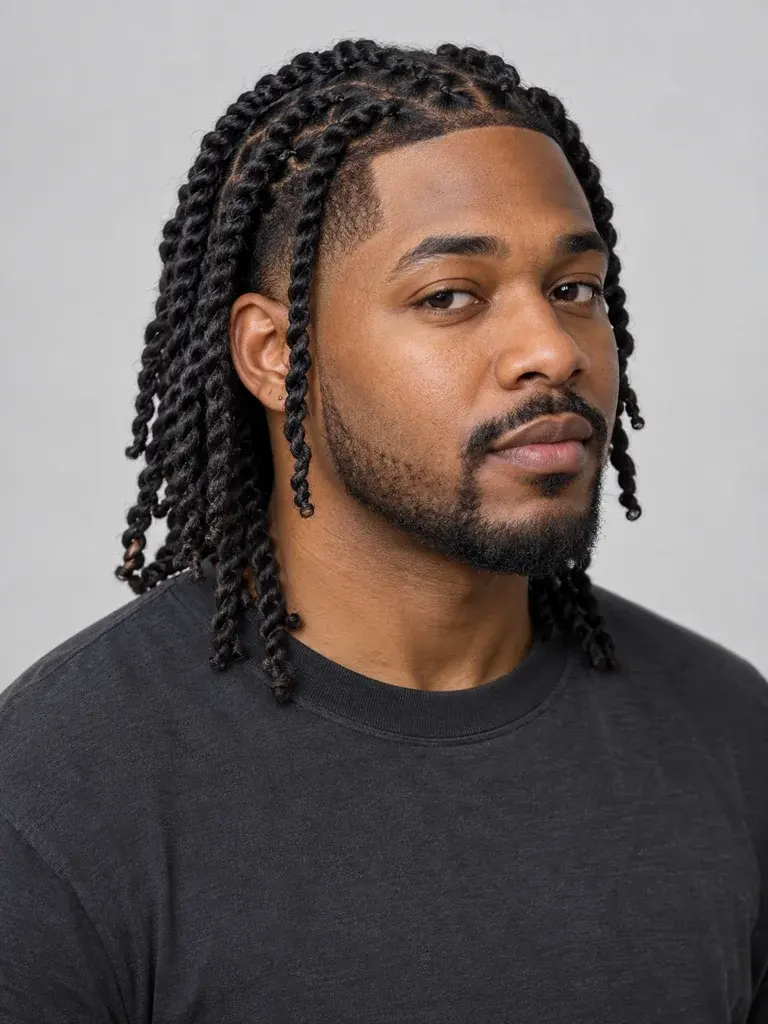 Two-Strand Twists — AI hairstyle reference